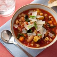 Minestrone Soup with Pasta, Beans and Vegetables: Robin Miller