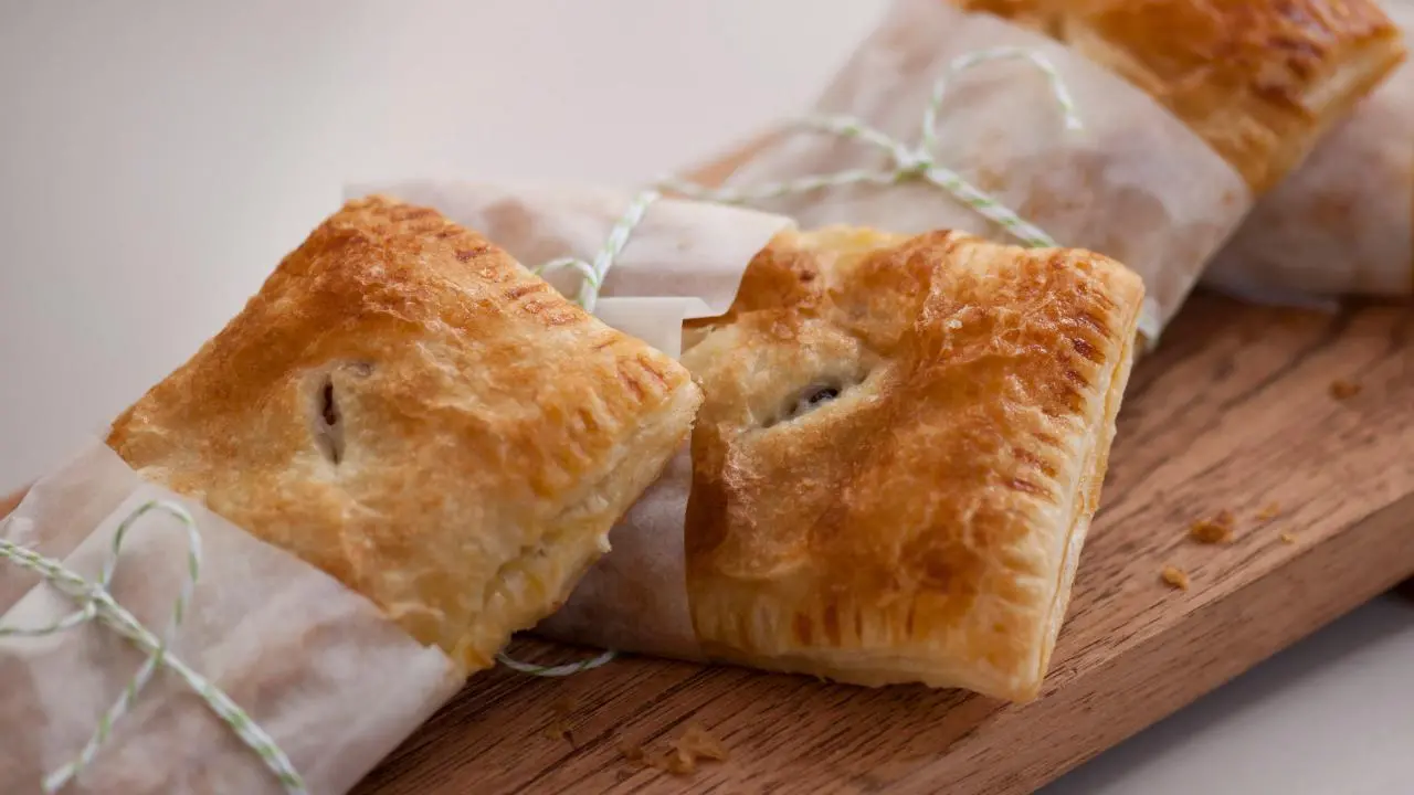 Almond-Pear-Cherry Pocket Pies