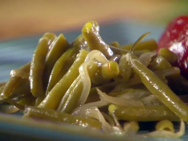 Easy String Beans and Onions Recipe | Sunny Anderson | Food Network