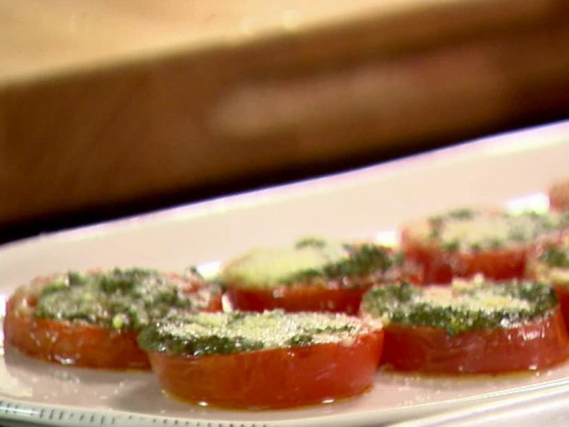 Tomatoes Roasted with Pesto Recipe Ina Garten Food Network