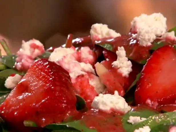 Strawberry and Spinach Salad Recipe | The Neelys | Food Network