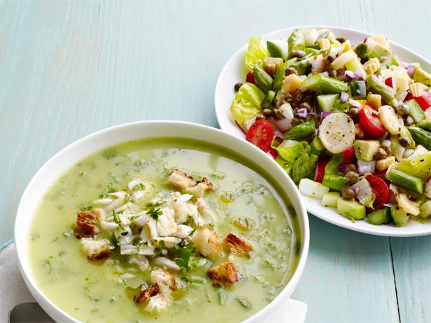 Herb Soup With Crab Recipe | Food Network Kitchen | Food Network