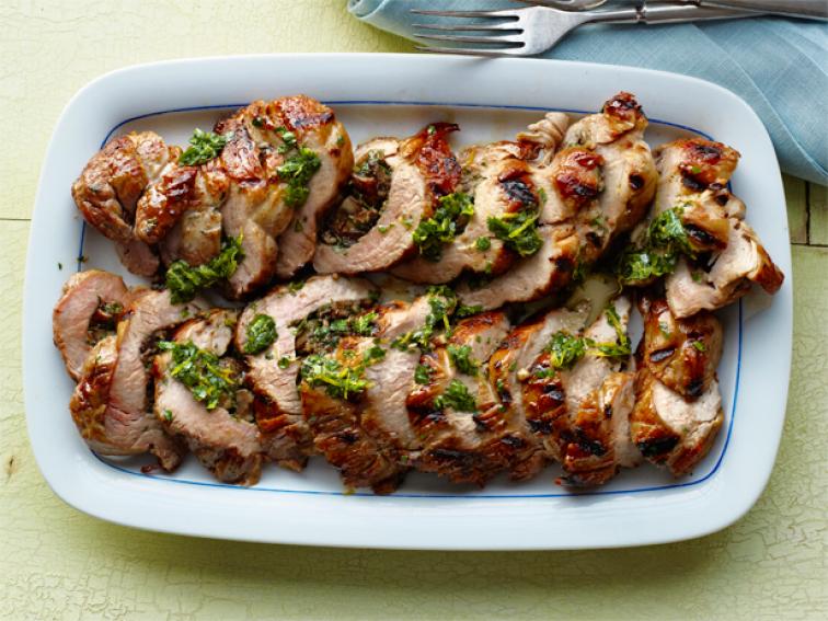 MushroomStuffed Pork Tenderloin Recipe Food Network Kitchen Food