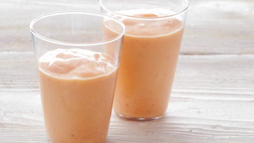 Coconut Water Smoothie with Mango, Banana and Strawberries Recipe | Bobby  Flay | Food Network