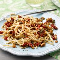 Chef Name: Giada De Laurentiis

Full Recipe Name: Linguine with Sun-Dried Tomatoes, Olives, and Lemon 

Talent Recipe: Giada De Laurentiisâ   Linguine with Sun-Dried Tomatoes, Olives, and Lemon, as seen on Food Networkâ  s Giada at Home

FNK Recipe: 

Project: Foodnetwork.com, SUMMER/APPETIZERS/PASTA

Show Name: Giada at Home

Food Network / Cooking Channel: Food Network,Chef Name: Giada De Laurentiis

Full Recipe Name: Linguine with Sun-Dried Tomatoes, Olives, and Lemon 

Talent Recipe: Giada De Laurentiis’ Linguine with Sun-Dried Tomatoes, Olives, and Lemon, as seen on Food Network’s Giada at Home

FNK Recipe: 

Project: Foodnetwork.com, SUMMER/APPETIZERS/PASTA

Show Name: Giada at Home

Food Network / Cooking Channel: Food Network