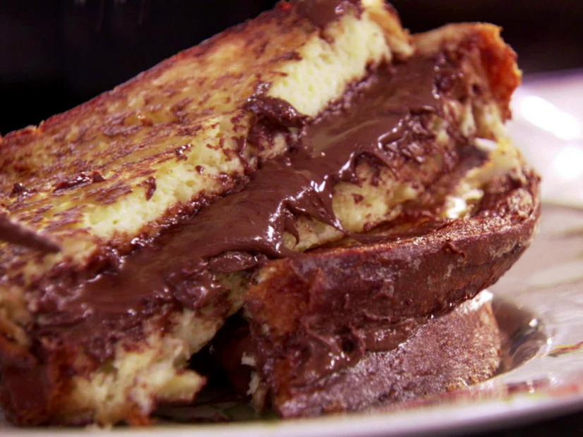 Chocolate Hazelnut Stuffed French Toast Recipe Claire Robinson Food Network