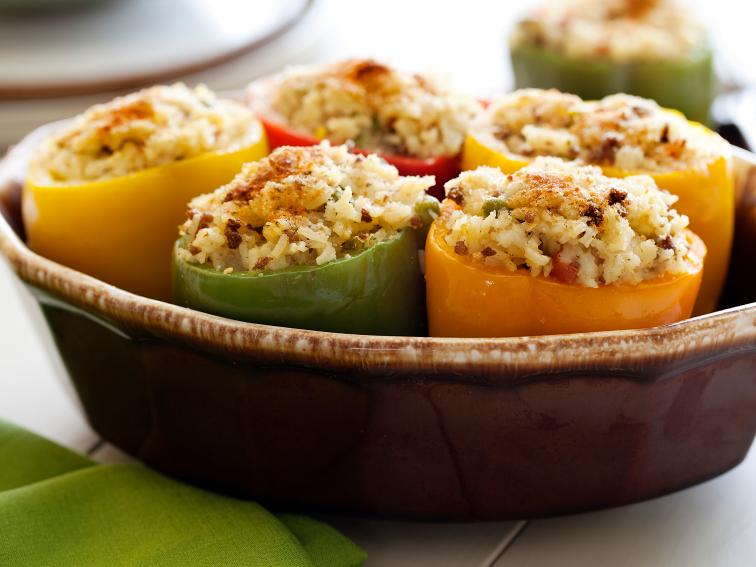 Spanish Stuffed Bell Peppers Recipe Food Network