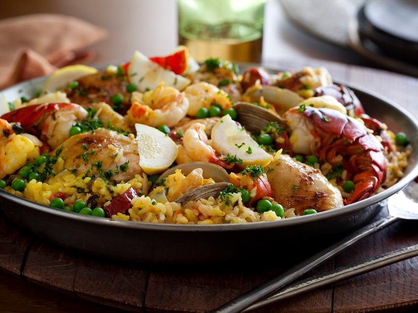 The Ultimate Paella Recipe Tyler Florence Food Network