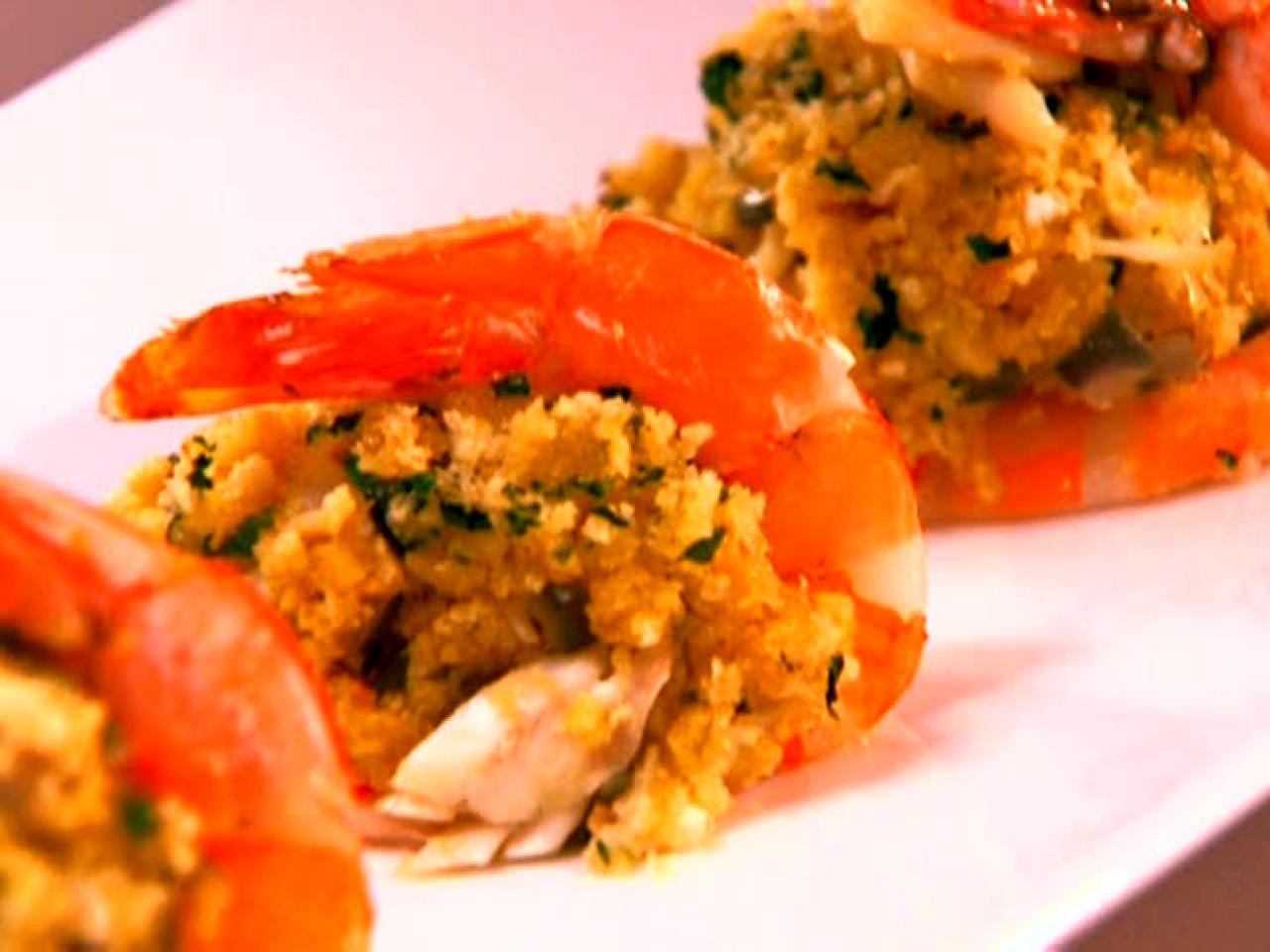 Jumbo Shrimp Stuffed with Cilantro and Chiles Recipe, Food Network Kitchen