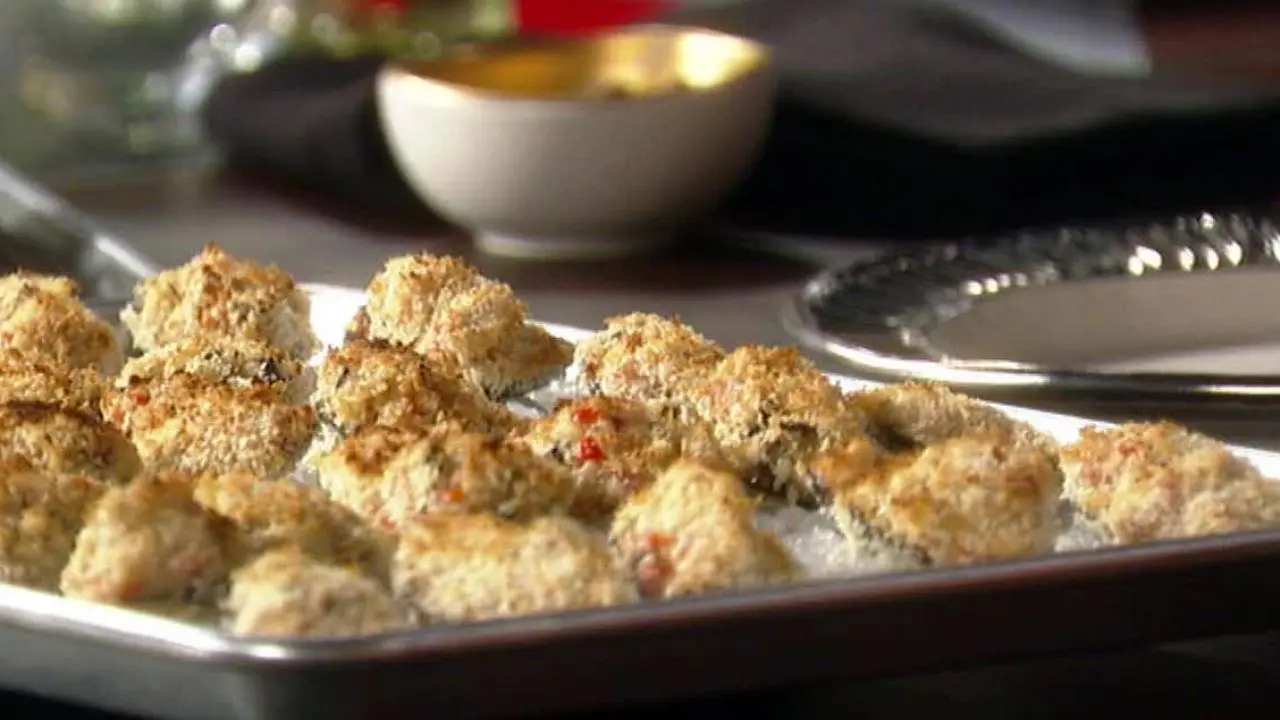 Guy's Stuffed Baked Mussels