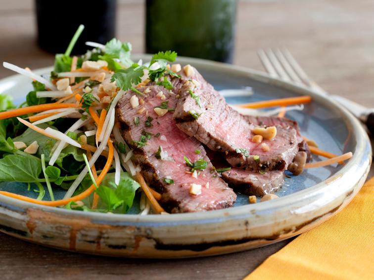 Grilled Steak and Papaya Salad Recipe Bobby Flay Food Network