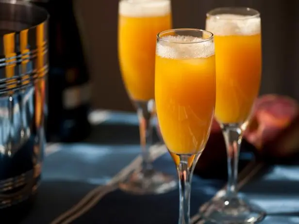 Peach Ginger Bellini Recipe | Tyler Florence | Food Network