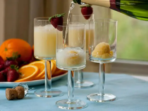 Orange Cream Mimosa Recipe | Tyler Florence | Food Network