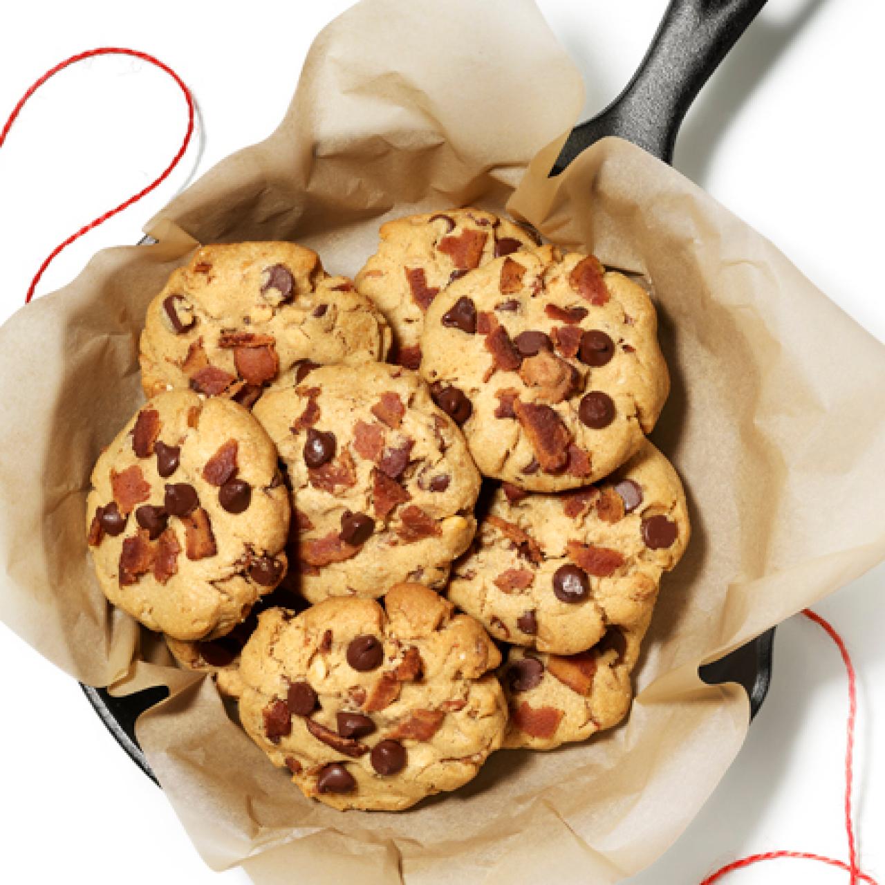 Bacon Grease Chocolate Chip Cookies - Laughing Rooster Eats