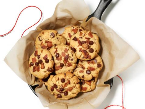 Peanut Butter-Chocolate Chip-Bacon Cookies