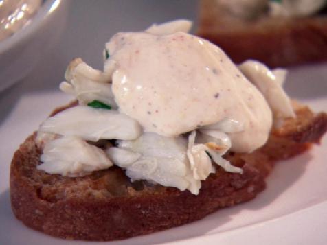 Crab and Lemon Bruschetta
