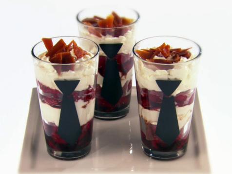 Raspberry and Balsamic Parfaits