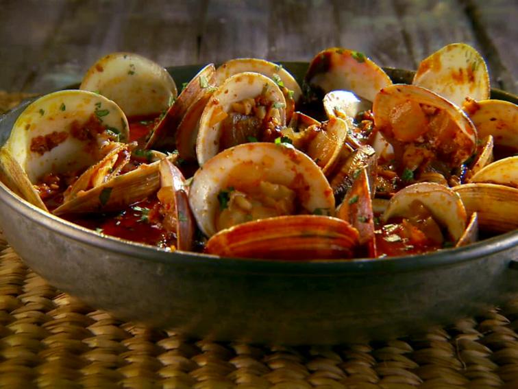 Steamed Clams with Chorizo and Tequila Recipe Marcela Valladolid