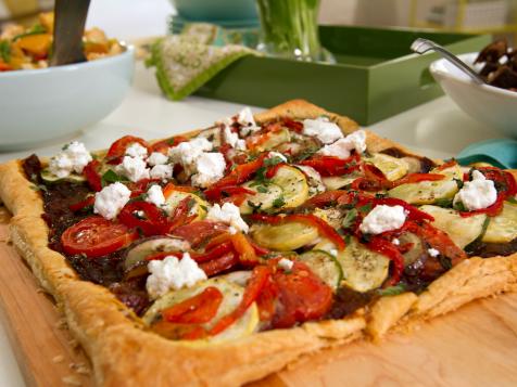 Ratatouille Tart with Caramelized Onion-Tomato Jam