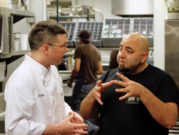 On Food Network's Sugar High, Duff Goldman leaves his bakery and heads out to experience the best, most unique, most creative desserts around the country and meets the people behind those  desserts.