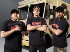James DiSabatino, Mike DiSabatino, and Marc Melanson as seen on Food Network?s The Great Food Truck Race Season 2.