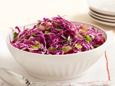Red Coleslaw With Grapes