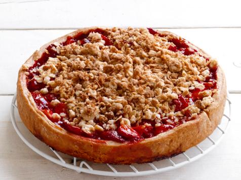 Strawberry Crumb Pie