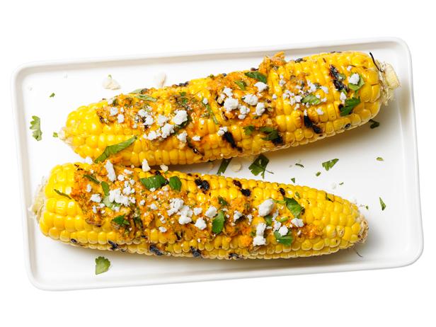 Corn With Chile-Lime Butter Recipe | Aarón Sánchez | Food Network