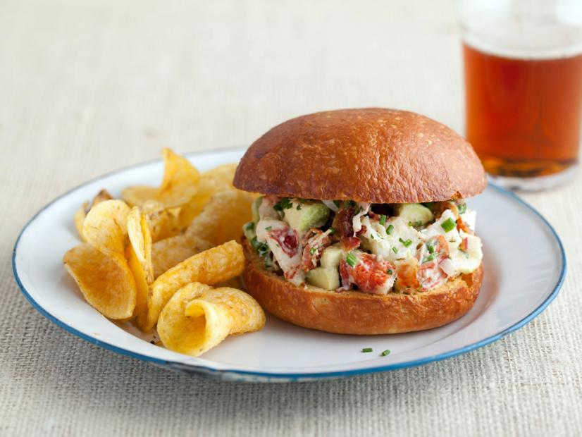 Loaded Lobster Roll Recipe Aaron Mccargo Jr Food Network