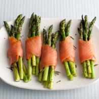 Asparagus and Smoked Salmon Bundles; Giada De Laurentiis