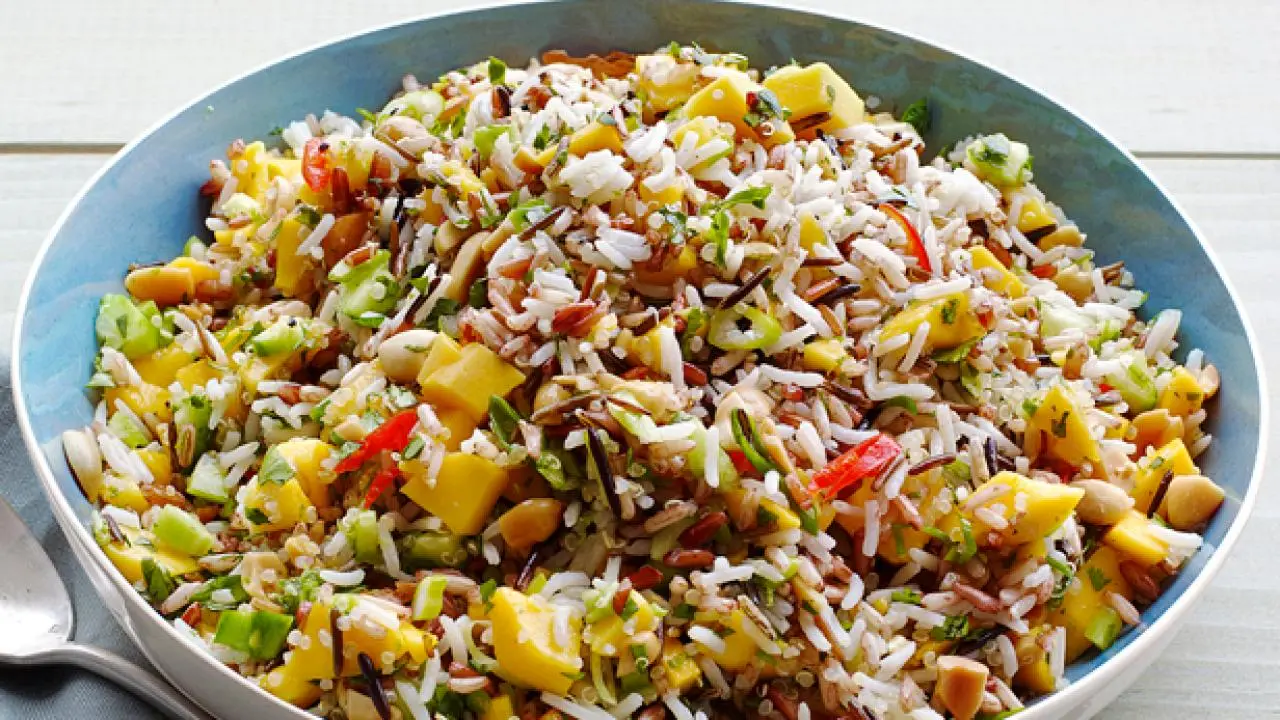 Mango-Cucumber Rice Salad