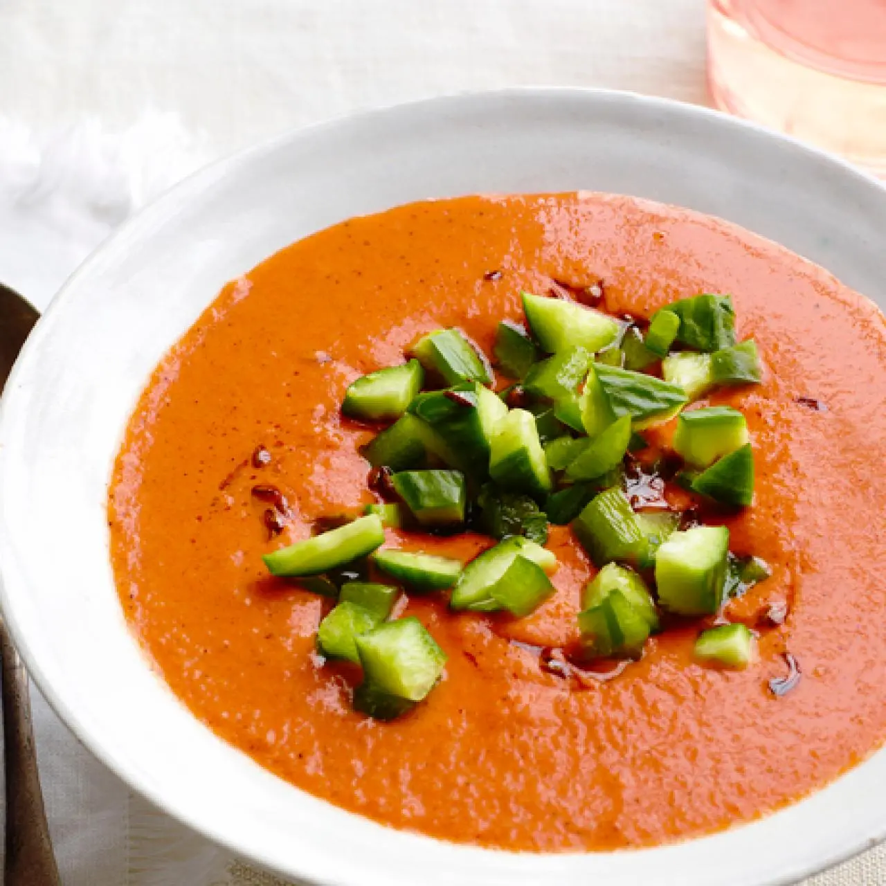 Charred Tomato Gazpacho