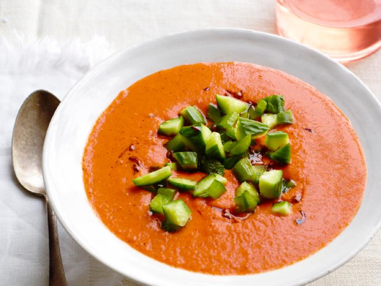 Charred Tomato Gazpacho Recipe | Food Network Kitchen | Food Network