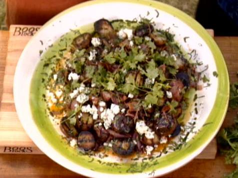 Grilled Red Potato Salad with Bacon-Blue Cheese Vinaigrette