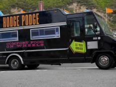 Hodge Podge, runner-up on Season 2 of The Great Food Truck Race, can be found all around Cleveland and the surrounding suburbs serving up healthy gourmet food on the go. Try the PBLT Slider for a tasty twist on a classic sandwich (the "P" here stands for "Pork"), or dig into a Hodge Burger.