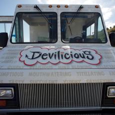 Team Devilicious's truck, as seen on Food Network's The Great Food Truck Race, Season 2.