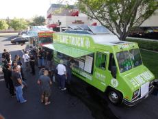 The Lime Truck competes during taping Saturday, April 23, 2011, in Las Vegas as seen Food Network, The Great Food Truck Race Season 2.