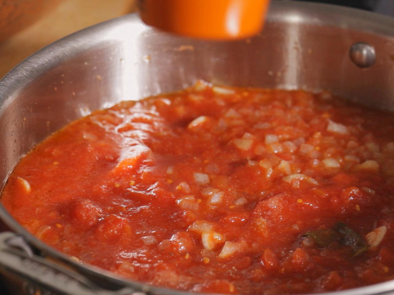 Томатный соус к макаронам из помидор