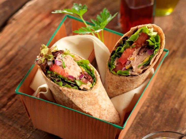 Mediterranean Tuna Wrap Recipe Food Network
