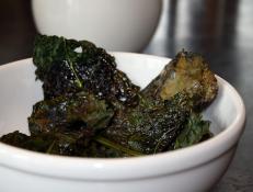 Kale chips are easy to make, high in vitamins A and C, fiber, calcium and antioxidants.