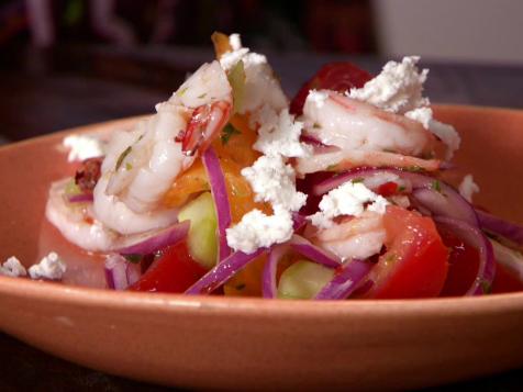 Shrimp, Tomato and Feta Salad