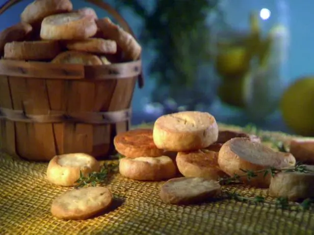 Goat Cheese and Thyme Crackers Recipe | Sunny Anderson | Food Network