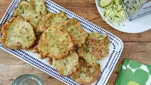 Ina's Zucchini Pancakes Recipe