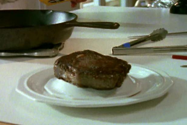 Pan Seared Rib Eye Recipe Alton Brown Food Network