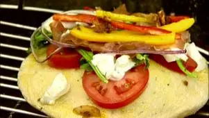 Grilled California Pizza