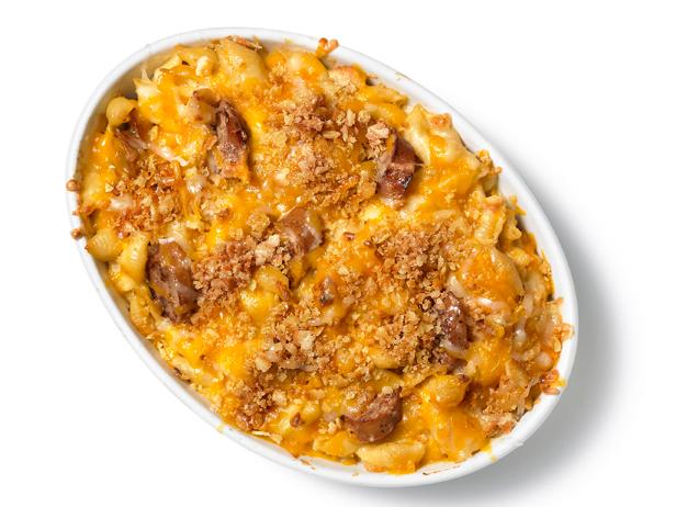 apple sausage mac and cheese