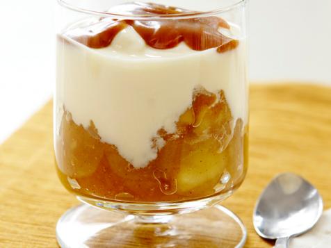 Homemade Yogurt With Apple Compote