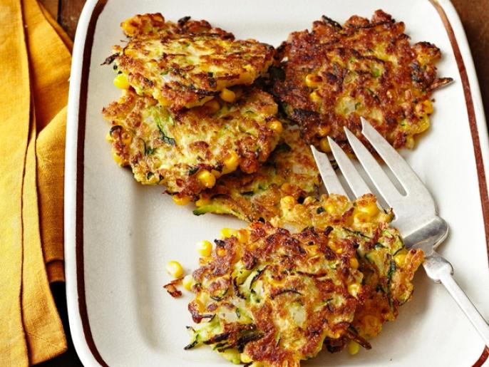 ZucchiniCorn Fritters Recipe Food Network Kitchen Food Network