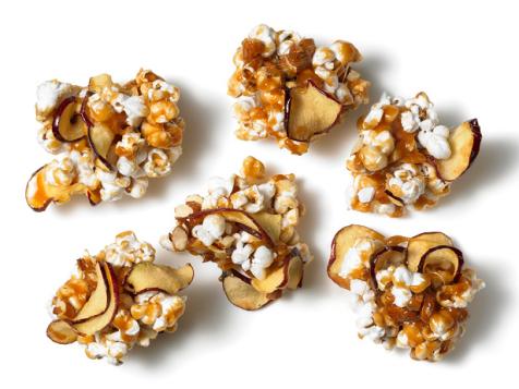 Caramel Apple Popcorn Clusters