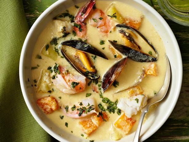Spicy Seafood Chowder Recipe | Food Network Kitchen | Food Network